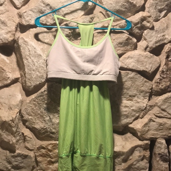 Lululemon Lime Green No Limits Tank - Picture 4 of 6